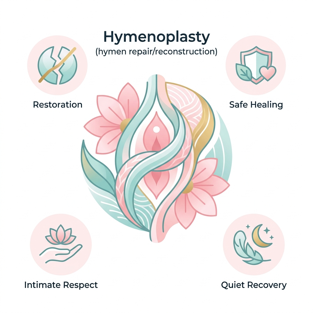 Hymenoplasty Medical Illustration
