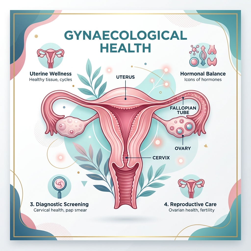 Hysterectomy Medical Illustration