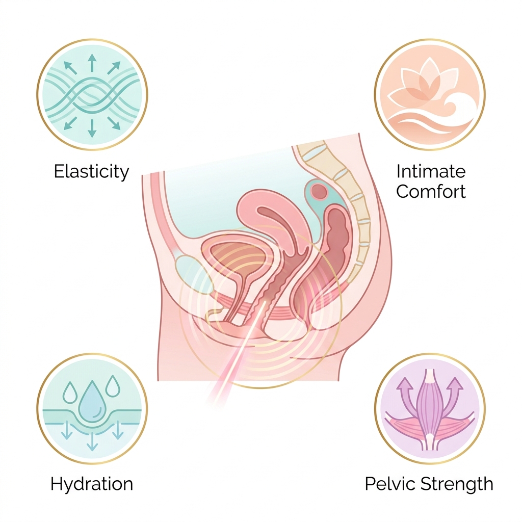 Laser Vaginal Rejuvenation Medical Illustration
