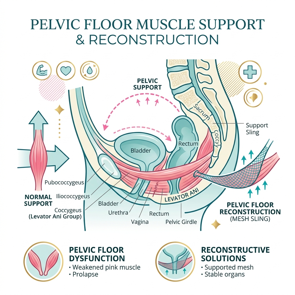 Pelvic Reconstruction Medical Illustration