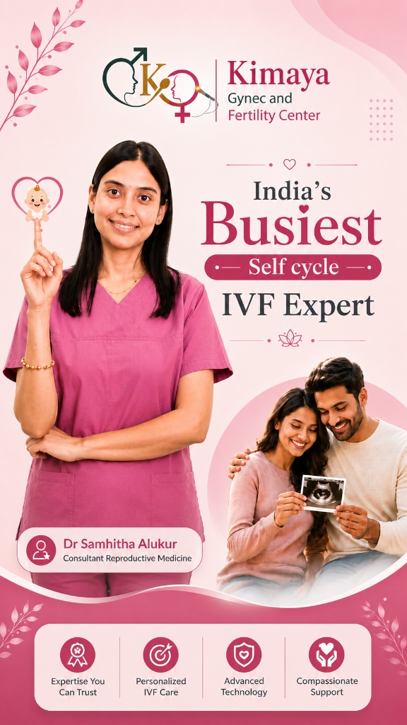 Dr Samhitha Alukur - Busiest Self cycle IVF Expert