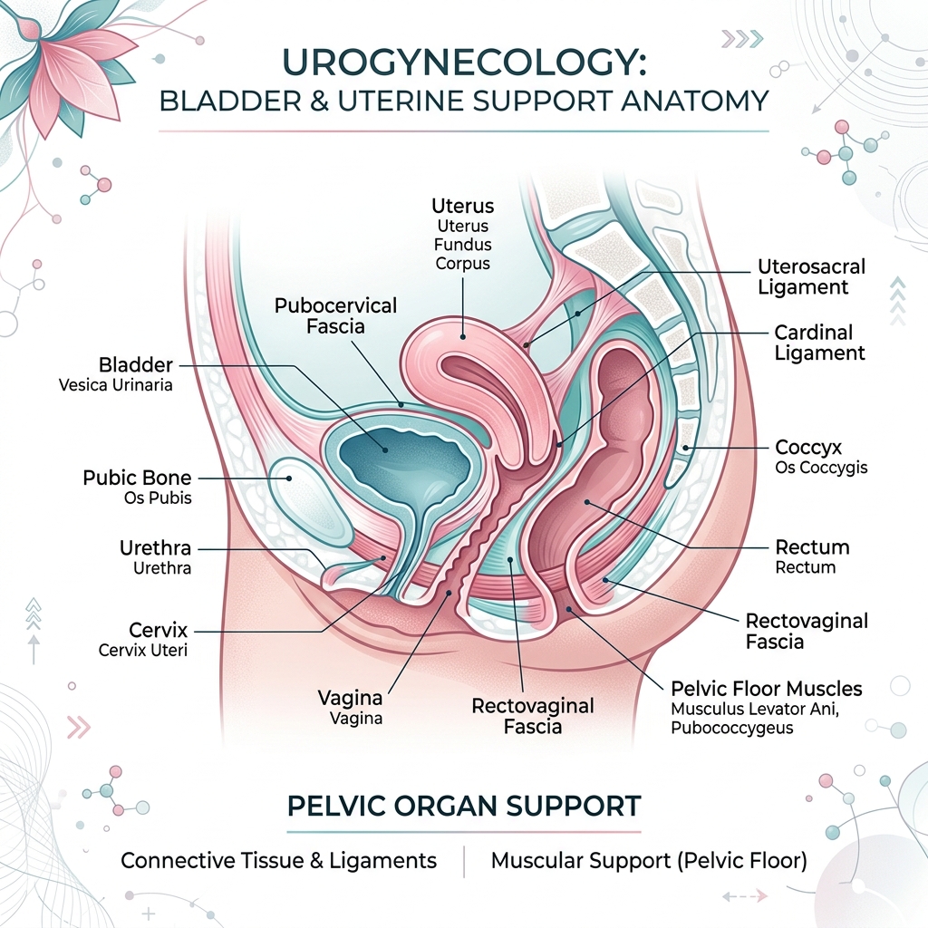 Urogynecology Medical Illustration